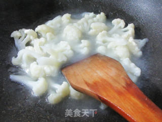 油条花菜羹的做法步骤：8