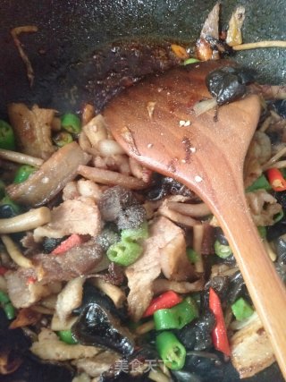 干锅茶树菇的做法步骤：12