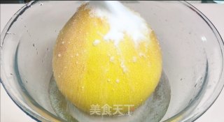 蜂蜜柚子茶丨不苦不涩清甜滋润比买来的还好喝的做法步骤：1