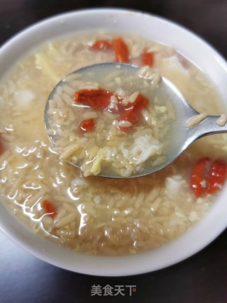 鸡蛋枸杞酒酿的做法步骤：7