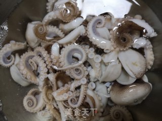尖椒炒八带的做法步骤：9
