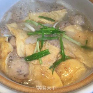 萝卜肉丸炖蛋饺的做法步骤：10
