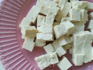 豌豆肉末豆腐羹的做法步骤：2