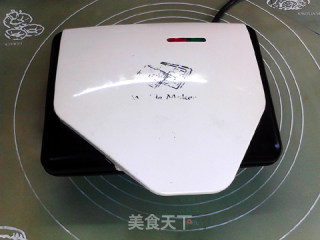 葱香黑椒土豆华夫饼的做法步骤：9
