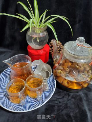 玫瑰花陈皮龙眼茶的做法步骤：4