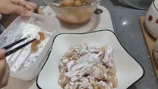 糖醋鸡柳的做法步骤：8