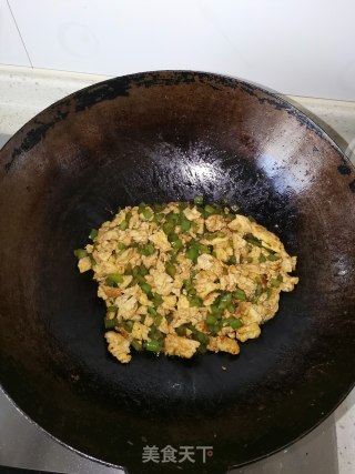 线椒炒鸡蛋的做法步骤：6