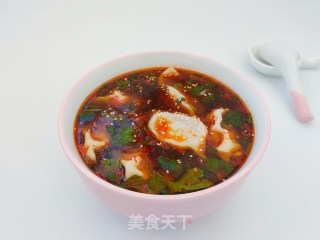 酸汤水饺的做法步骤：1
