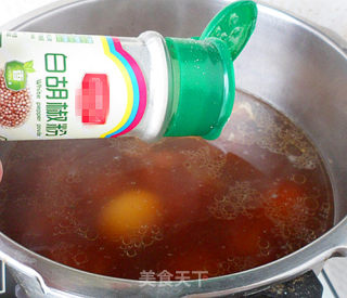香菇炖鸡面的做法步骤：5