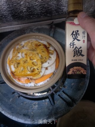 香肠煲仔饭的做法步骤：6