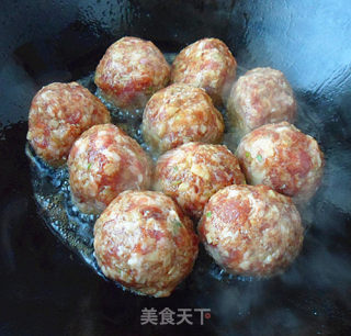 白菜——白菜炖夹心丸子的做法步骤：6