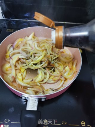 洋葱炒肥牛的做法步骤：5