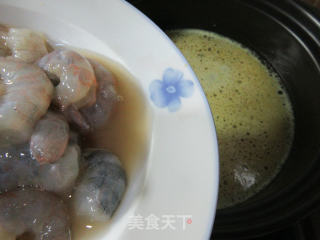 咖喱虾仁粉丝煲的做法步骤：8