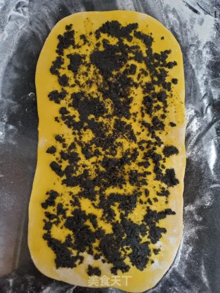 南瓜黑芝麻千层的做法步骤：7