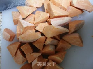 板栗地瓜饭的做法步骤：2