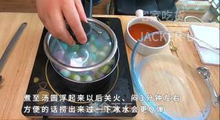 彩色汤圆水麻薯，平凡而又甜蜜的小甜点，和家人一起品尝吧。的做法步骤：15