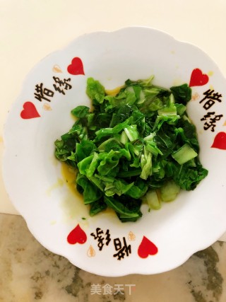 素炒青笋叶的做法步骤：5