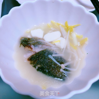 金针白玉浓汤的做法步骤：15