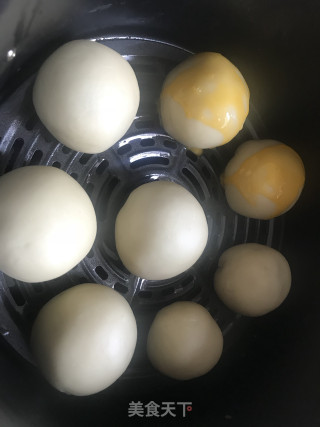 蛋黄豆沙酥的做法步骤：19