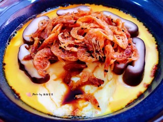 香菇磷虾鸡蛋羹的做法步骤：14