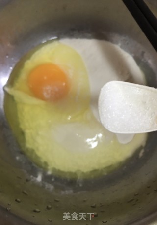 鸡蛋早餐饼的做法步骤：3