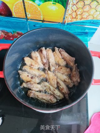 孜然、香辣鸡翅的做法步骤：7