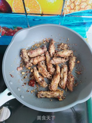 孜然、香辣鸡翅的做法步骤：14