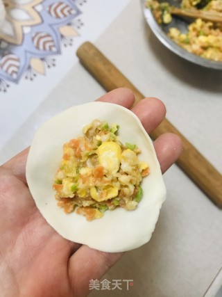 彩蔬蒸饺的做法步骤：7