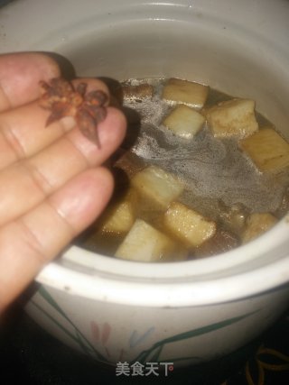 牛肉炖白萝卜的做法步骤：7