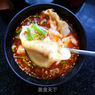 红油酸汤牛肉水饺的做法步骤：9