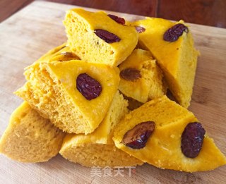 小米南瓜红枣发糕的做法步骤：11