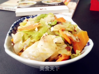 圆白菜拌胡萝卜的做法步骤：7
