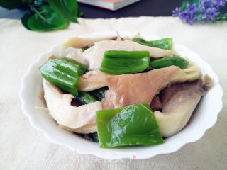 平菇炒辣椒的做法步骤：7