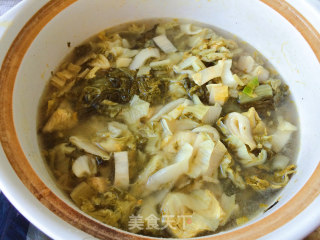 酸菜汆白肉的做法步骤：4