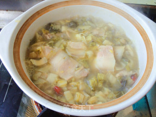 酸菜汆白肉的做法步骤：5