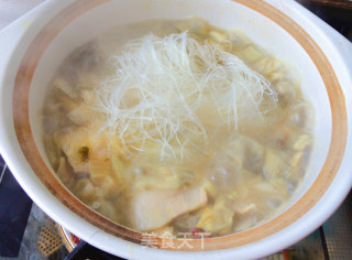酸菜汆白肉的做法步骤：6