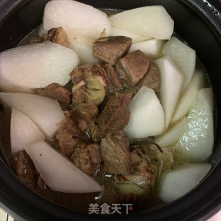 白萝卜焖羊肉的做法步骤：10