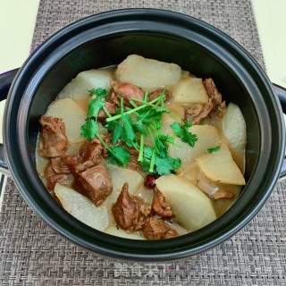 白萝卜焖羊肉的做法步骤：13