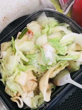 白菜炖宽粉的做法步骤：9