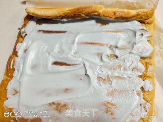 蝶豆花蛋糕卷的做法步骤：13