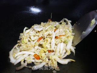 醋溜白菜丝的做法步骤：4