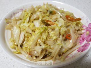 醋溜白菜丝的做法步骤：6