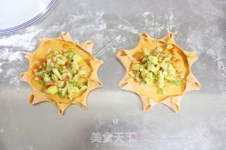 素馅南瓜福袋包子的做法步骤：18