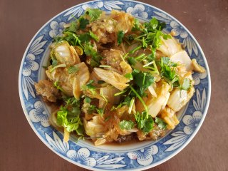 白菜炖粉条的做法步骤：8
