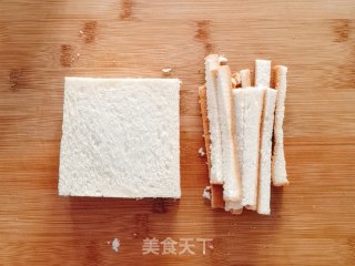 芝香榴莲西多士的做法步骤：1