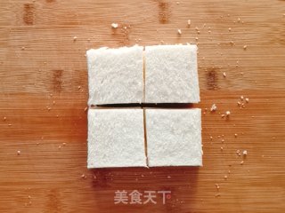 芝香榴莲西多士的做法步骤：4