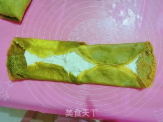 抹茶毛巾卷的做法步骤：13