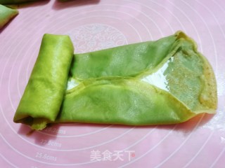 抹茶毛巾卷的做法步骤：14