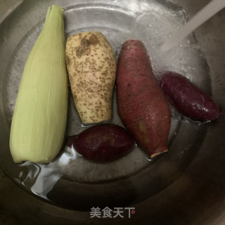 清蒸粗粮的做法步骤：1
