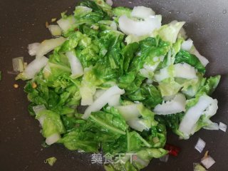 胡萝卜白菜咸米饭的做法步骤：5